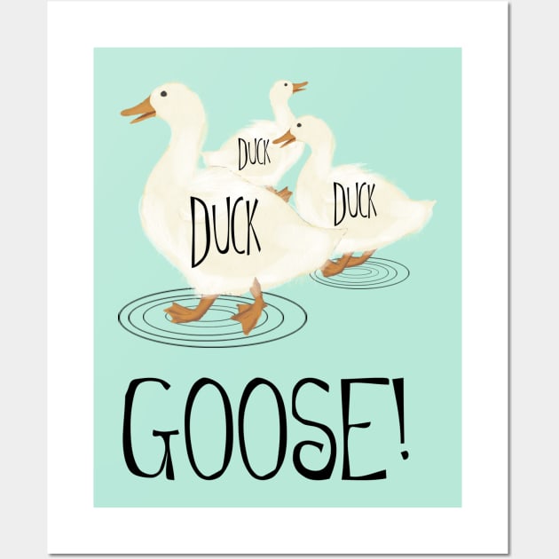 Duck, Duck, Goose Wall Art by ahadden